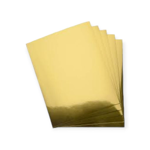 Picture of METAL CARDBOARD GLOSS GOLD A4